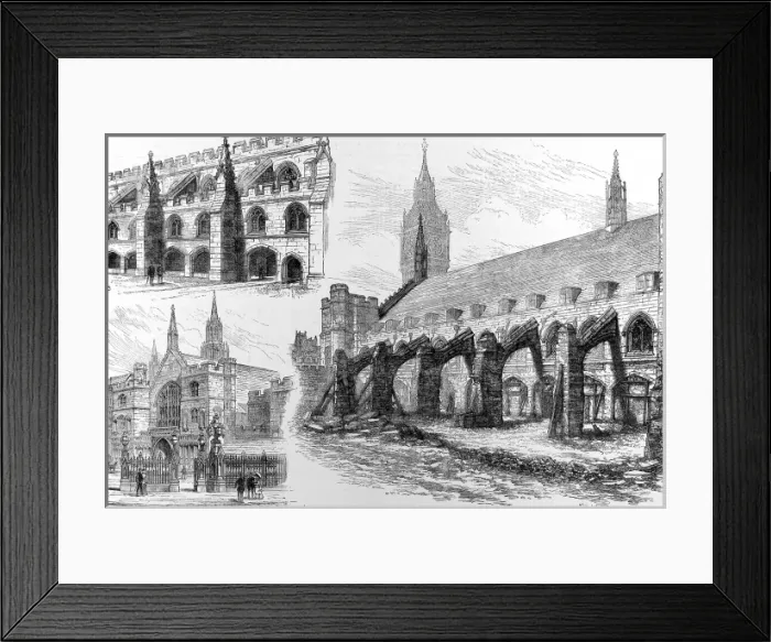 Framed Print : Westminster Hall, London, 1884 Framed Print : Westminster Hall, London, 1884