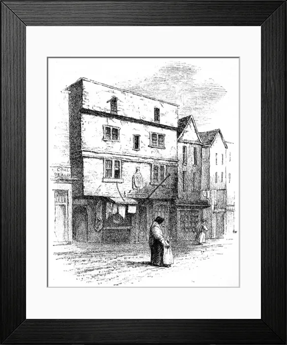 Framed Print : The Fortune Theatre, Cripplegate, London, c. 1840 Framed Print : The Fortune Theatre, Cripplegate, London, c. 1840