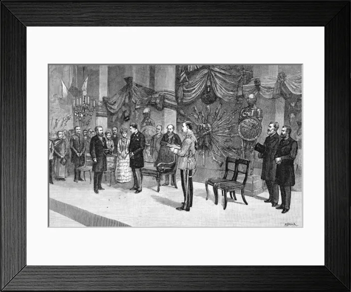 Framed Print : Prince Albert Victor at the Cutlers Hall, Sheffield Framed Print : Prince Albert Victor at the Cutlers Hall, Sheffield