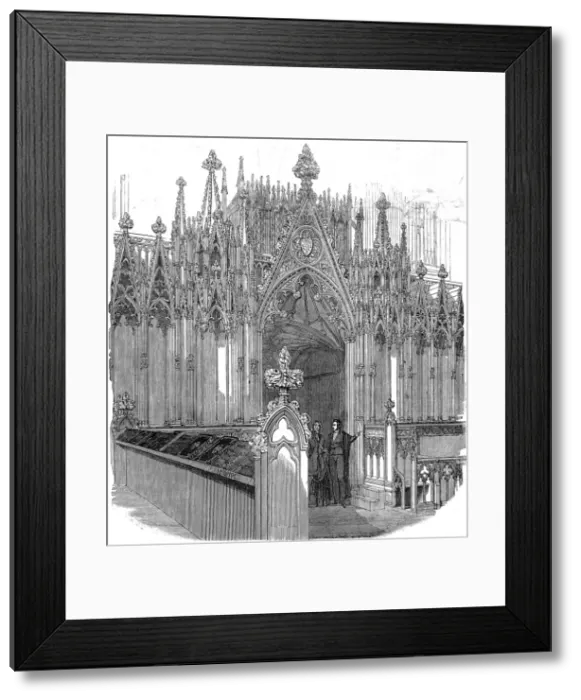 Framed Print : The Organ Screen, Westminster Abbey, 1848 Framed Print : The Organ Screen, Westminster Abbey, 1848