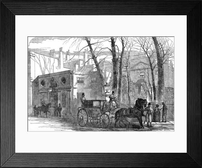 Framed Print : Pembroke House, Whitehall, 1854 Framed Print : Pembroke House, Whitehall, 1854