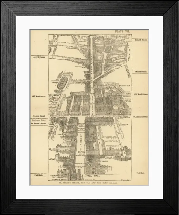 Framed Print : London Birdseye 7 Framed Print : London Birdseye 7