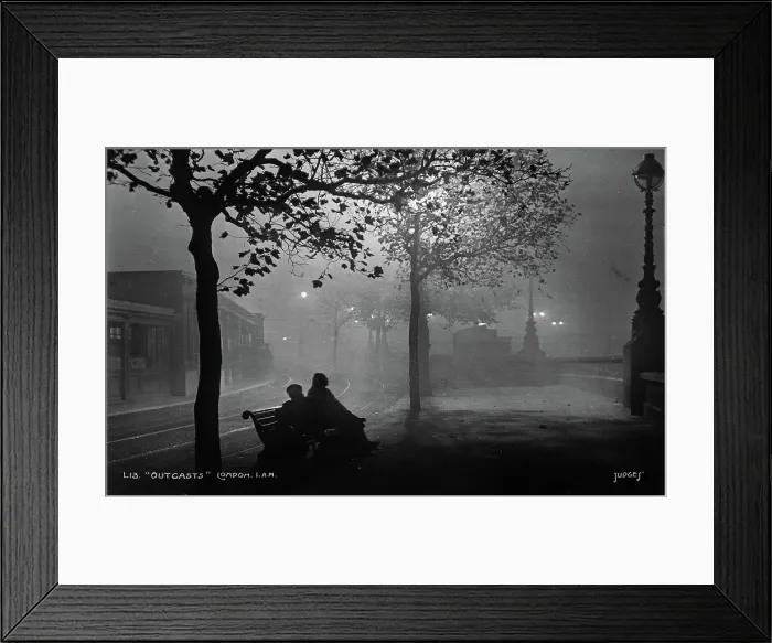 Framed Print : Outcasts in London Framed Print : Outcasts in London