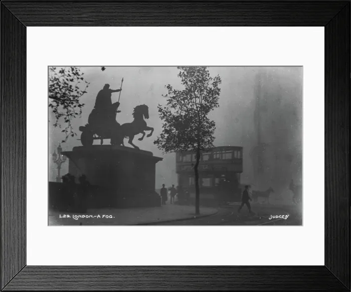 Framed Print : London in the Fog Framed Print : London in the Fog