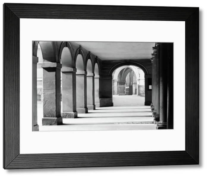 Framed Print : The Temple Cloisters Framed Print : The Temple Cloisters