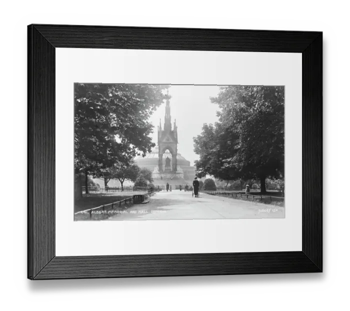 Framed Print : Albert Memorial and Hall, London Framed Print : Albert Memorial and Hall, London