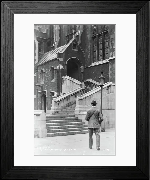 Framed Print : Entrance to the Library, Lincoln's Inn Framed Print : Entrance to the Library, Lincoln's Inn