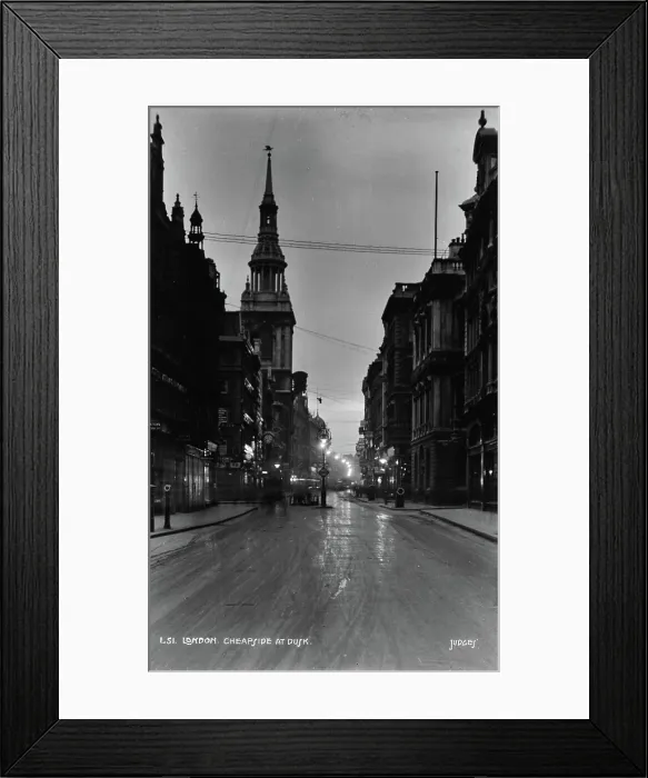 Framed Print : Cheapside at Dusk Framed Print : Cheapside at Dusk
