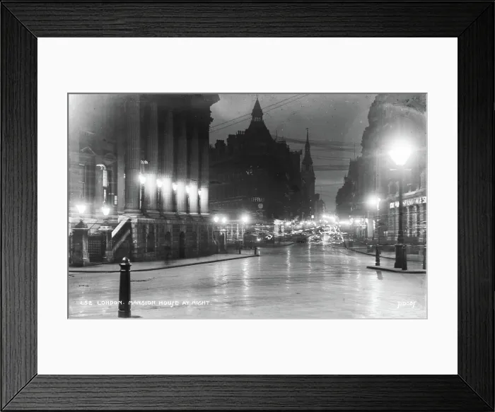 Framed Print : Mansion House at Night Framed Print : Mansion House at Night