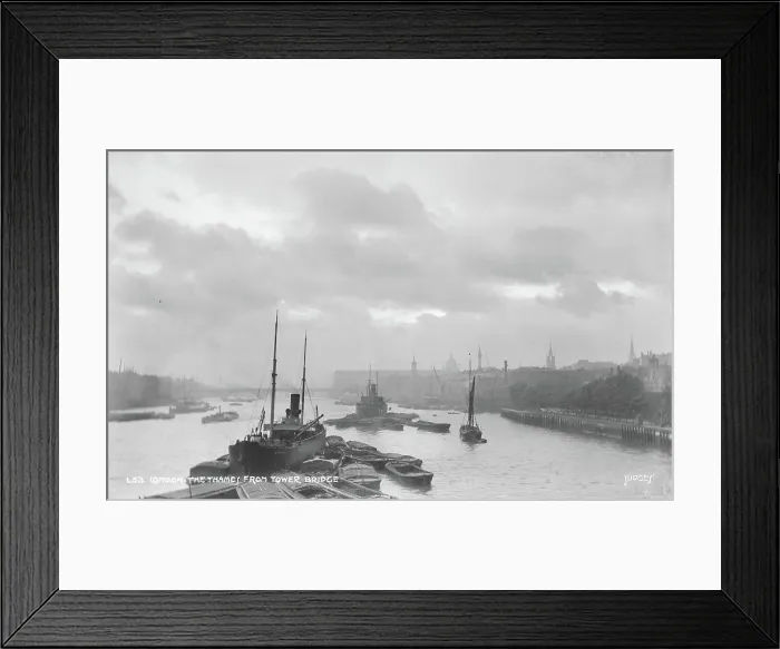 Framed Print : London The Thames from Tower Bridge Framed Print : London The Thames from Tower Bridge