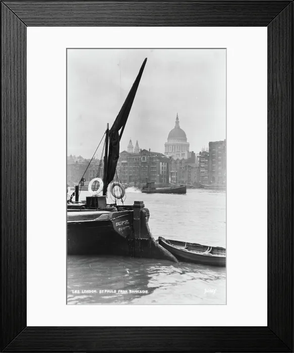 Framed Print : St. Paul's Cathedral from Bankside Framed Print : St. Paul's Cathedral from Bankside