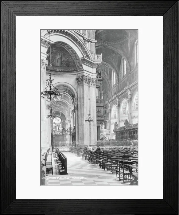 Framed Print : Interior of St. Paul's Cathedral Framed Print : Interior of St. Paul's Cathedral