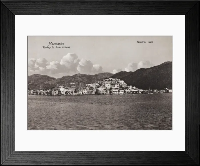 Framed Print : Marmaris - View from the Sea Framed Print : Marmaris - View from the Sea