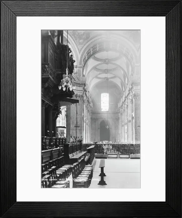 Framed Print : Inside St. Paul's Cathedral - Judges Area Framed Print : Inside St. Paul's Cathedral - Judges Area