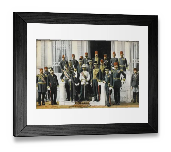 Framed Print : Japanese Official Delegation in Constantinople Framed Print : Japanese Official Delegation in Constantinople