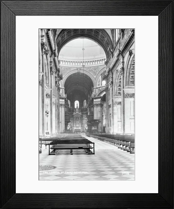 Framed Print : Interior of St. Paul's Cathedral Framed Print : Interior of St. Paul's Cathedral