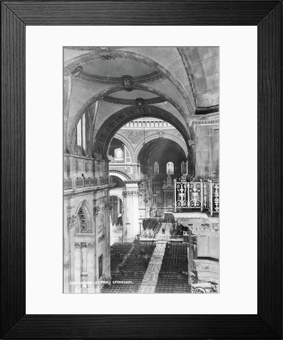Framed Print : Interior View of St. Paul's Cathedral Framed Print : Interior View of St. Paul's Cathedral