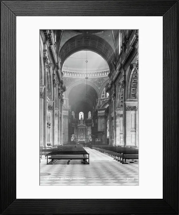 Framed Print : Interior of St. Paul's Cathedral Framed Print : Interior of St. Paul's Cathedral