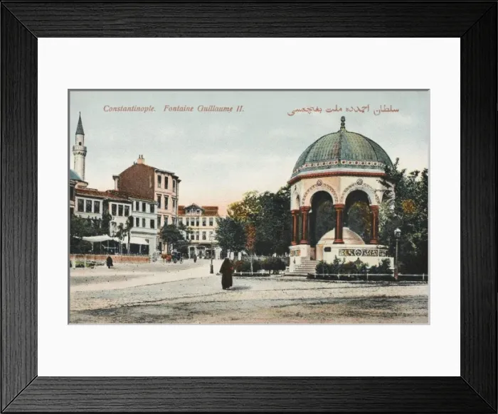 Framed Print : Fountain of Kaiser Wilhelm II, Constantinople Framed Print : Fountain of Kaiser Wilhelm II, Constantinople