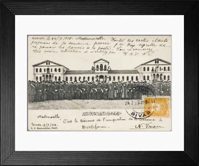 Framed Print : Inauguration of the new Barracks at Merzifon Framed Print : Inauguration of the new Barracks at Merzifon