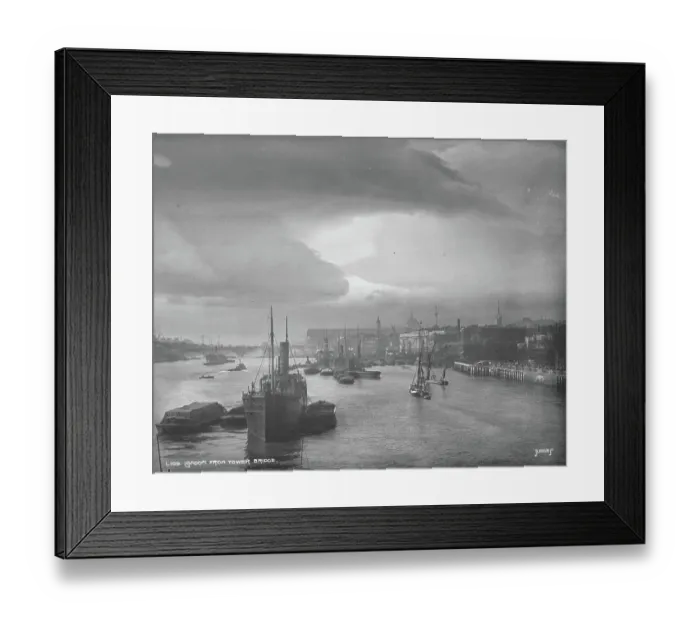 Framed Print : London from Tower Bridge Framed Print : London from Tower Bridge