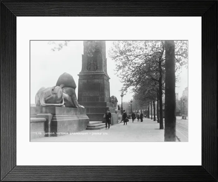 Framed Print : Victoria Embankment, London Framed Print : Victoria Embankment, London