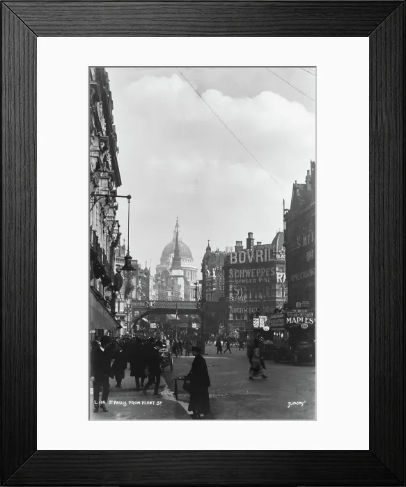 Framed Print : St. Paul's Cathedral from Fleet Street Framed Print : St. Paul's Cathedral from Fleet Street