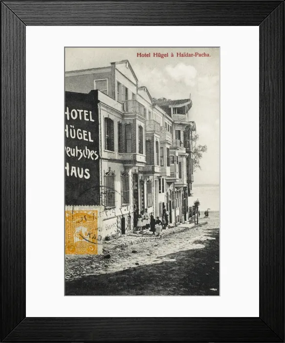 Framed Print : Constantinople - Haidar Pacha - Hotel Hugel Framed Print : Constantinople - Haidar Pacha - Hotel Hugel