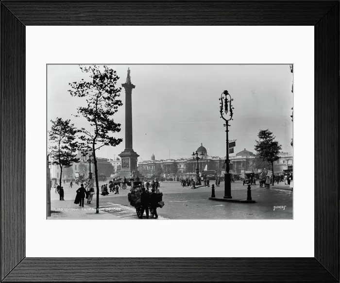 Framed Print : Trafalgar Square in Historical Context Framed Print : Trafalgar Square in Historical Context