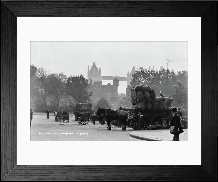 Framed Print : London on Tower Hill Framed Print : London on Tower Hill