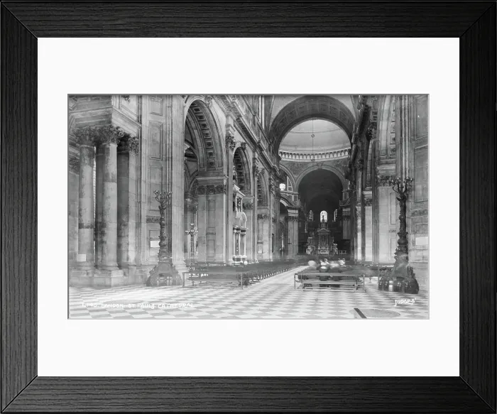 Framed Print : Interior of St. Paul's Cathedral Framed Print : Interior of St. Paul's Cathedral