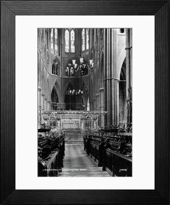 Framed Print : Interior of Westminster Abbey Framed Print : Interior of Westminster Abbey