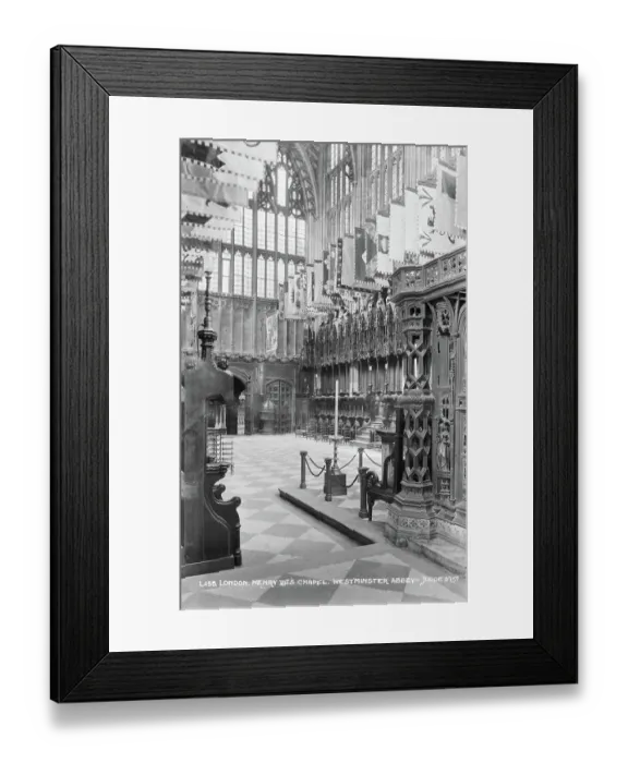 Framed Print : Henry VII's Chapel, Westminster Abbey Framed Print : Henry VII's Chapel, Westminster Abbey