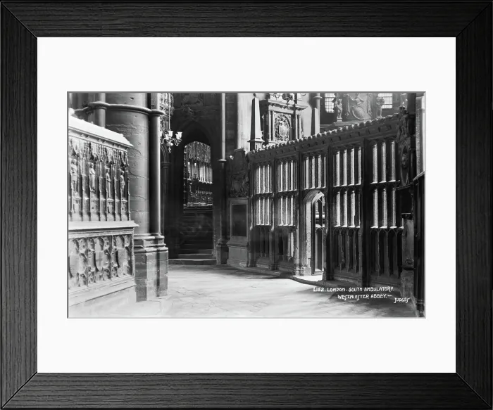 Framed Print : South Ambulatory of Westminster Abbey Framed Print : South Ambulatory of Westminster Abbey
