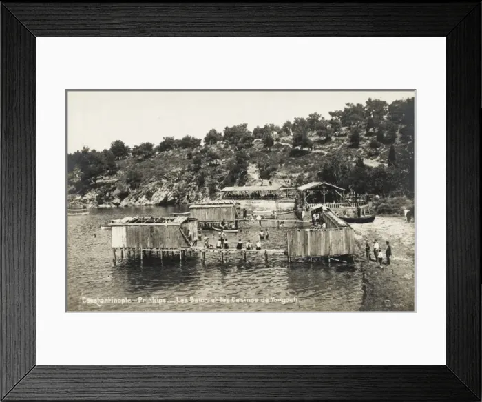 Framed Print : Buyukada - Bathing Framed Print : Buyukada - Bathing