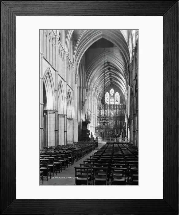 Framed Print : Interior of Southwark Cathedral Framed Print : Interior of Southwark Cathedral