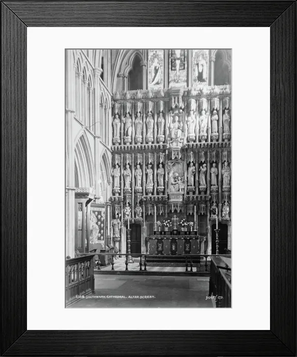 Framed Print : Altar Screen of Southwark Cathedral Framed Print : Altar Screen of Southwark Cathedral