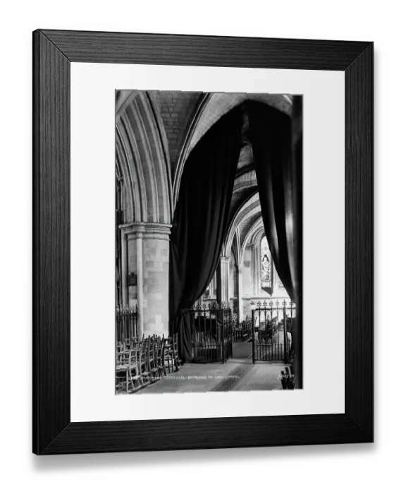 Framed Print : Entrance to Lady Chapel, Southwark Cathedral Framed Print : Entrance to Lady Chapel, Southwark Cathedral