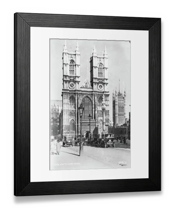Framed Print : Historic View of Westminster Abbey Framed Print : Historic View of Westminster Abbey