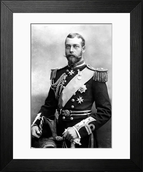 Framed Print : George V in naval dress Framed Print : George V in naval dress