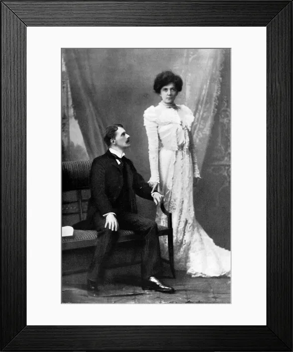 Framed Print : Lena Ashwell and T. B. Thalberg in Wheels within Wheels, 18 Framed Print : Lena Ashwell and T. B. Thalberg in Wheels within Wheels, 18