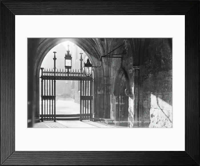 Framed Print : Entrance to Westminster Abbey Cloisters Framed Print : Entrance to Westminster Abbey Cloisters