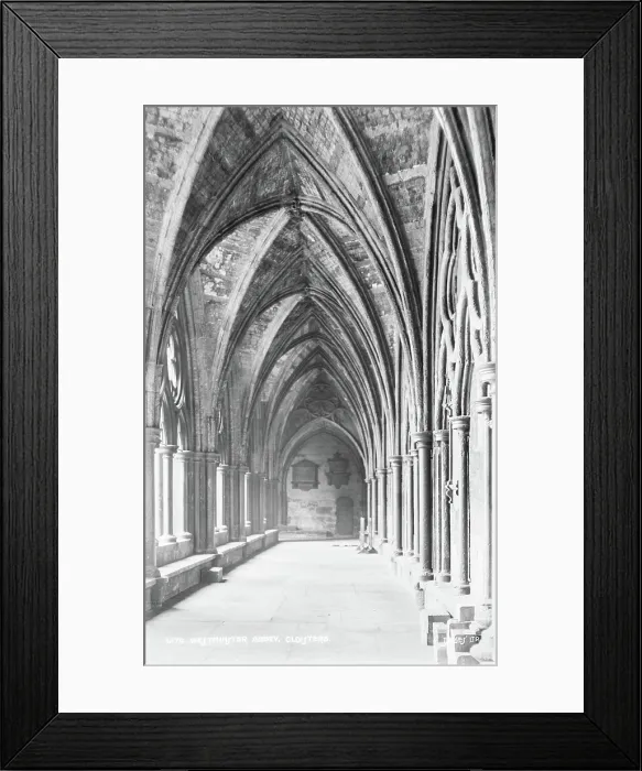 Framed Print : Cloisters of Westminster Abbey Framed Print : Cloisters of Westminster Abbey