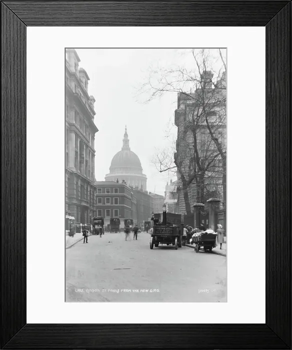 Framed Print : St. Paul's Cathedral from the New General Post Office