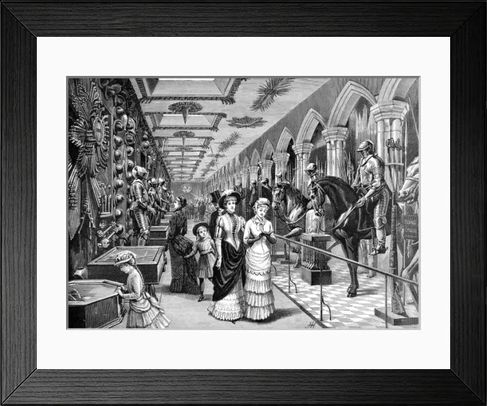 Framed Print : The Old Horse Armoury, Tower of London, 1885 Framed Print : The Old Horse Armoury, Tower of London, 1885