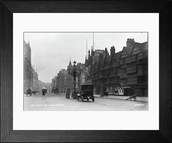 Framed Print : Old Houses in Holborn, London Framed Print : Old Houses in Holborn, London