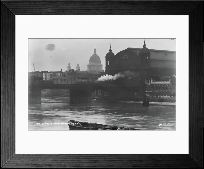 Framed Print : St. Paul's Cathedral from London Bridge Framed Print : St. Paul's Cathedral from London Bridge
