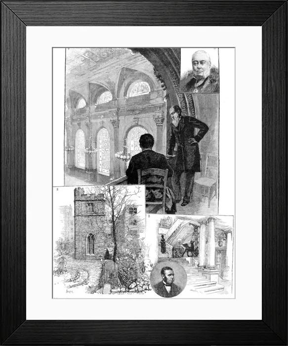 Framed Print : Scenes at the Clothworkers Company, London, 1884 Framed Print : Scenes at the Clothworkers Company, London, 1884