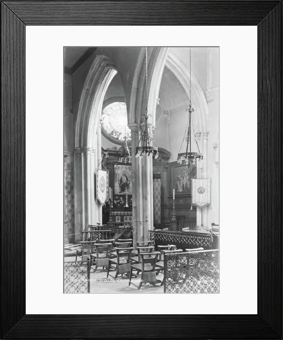 Framed Print : Interior of St. Giles Cripplegate Church Framed Print : Interior of St. Giles Cripplegate Church
