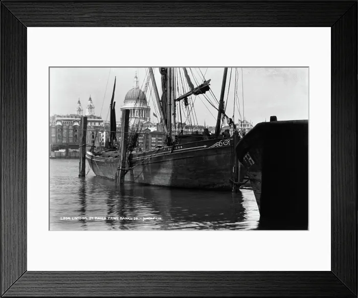 Framed Print : London St. Paul's from Bankside Framed Print : London St. Paul's from Bankside